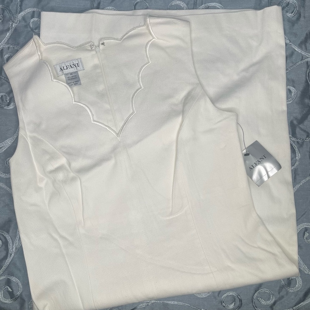 Alfani White Dress size 10